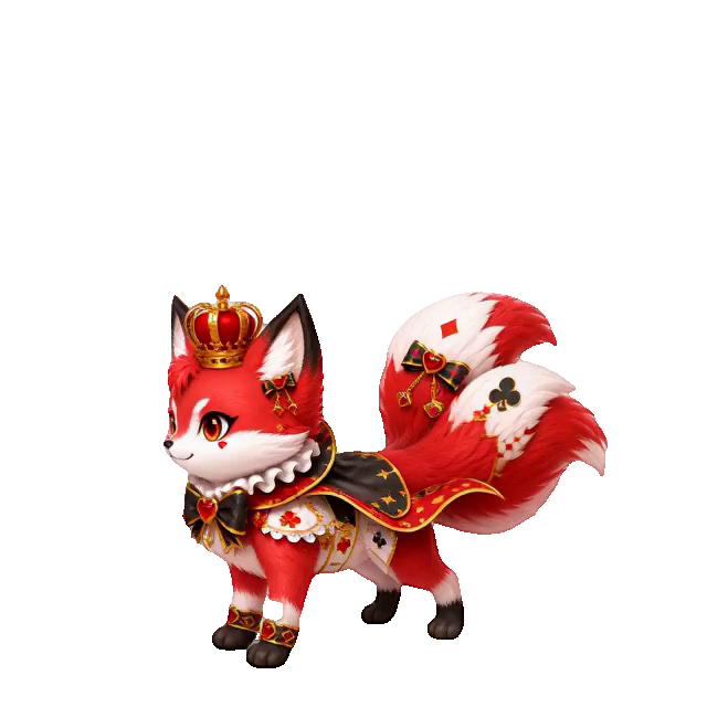 绯冠扑克狐