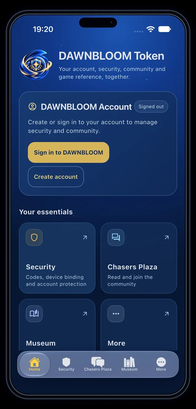DAWNBLOOM Token · Product page